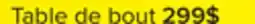 Leon's Vermont Table de bout 23 po – expresso foncé offer