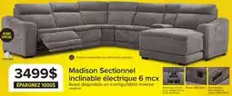 Leon's Madison Sectionnel inclinable électrique 6 mcx offer