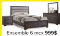 Leon's Sophie Chambre à coucher 6 mcx grand - gris altéré offer