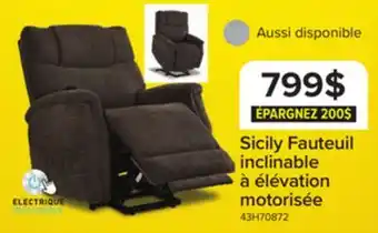 Leon's Sicily Fauteuil inclinable électrique – brun foncé offer