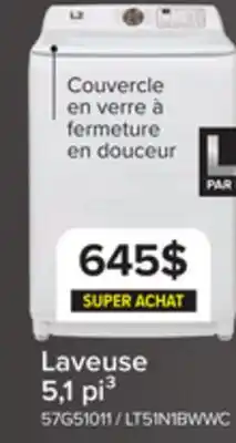 Leon's L2 Laveuse à chargement par le haut 5,1 pi³ blanc LT51N1BWWC offer