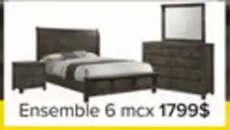 Leon's Cabin Chambre à coucher avec rangement 6 mcx grand – gris offer