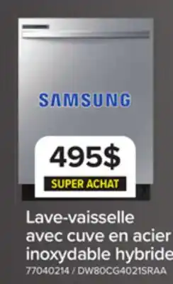 Leon's Samsung Lave-vaisselle acier inoxydable DW80CG4021SRAA offer