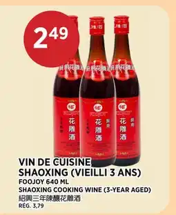 Kim Phat FOOJOY SHAOXING COOKING WINE (3-YEAR AGED) offer