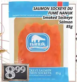 Supermarché PA SAUMON SOCKEYE DU FUMÉ NANUK | Smoked Sockeye Salmon offer