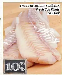 Supermarché PA FILETS DE MORUE FRAÎCHES | Fresh Cod Fillets offer