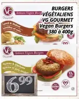 Supermarché PA BURGERS VÉGÉTALIENS VG GOURMET | Vegan Burgers offer