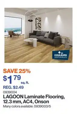 Patrick Morin LAGOON Laminate Flooring, 12.3 mm, AC4, Onson offer
