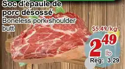 Marche C&T Soc d'épaule de porc désossé offer