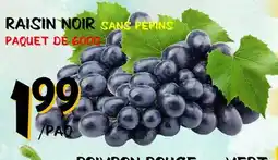Marche Salaberry RAISIN NOIR SANS PÉPINS offer