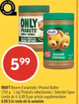 Pharmaprix KRAFT Peanut Butter (750 g - 1 kg) offer