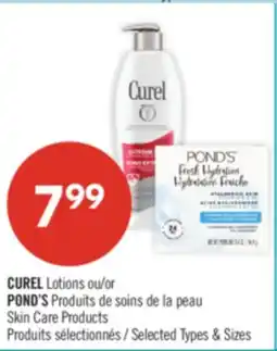 Pharmaprix CUREL Lotions or POND'S Skin Care Products offer