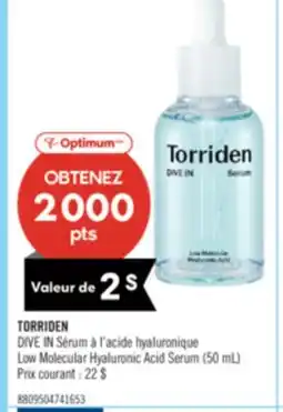 Pharmaprix TORRIDEN DIVE IN Low Molecular Hyaluronic Acid Serum offer