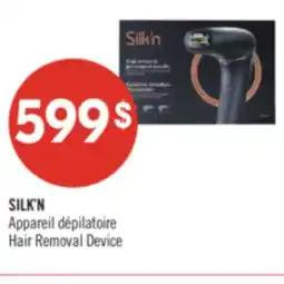Pharmaprix SILK'N Hair Removal Device offer