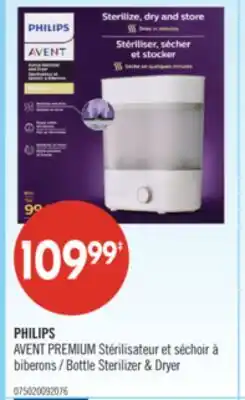 Pharmaprix PHILIPS AVENT PREMIUM Bottle Sterilizer & Dryer offer
