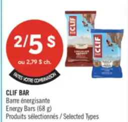 Pharmaprix CLIF BAR Energy Bars (68 g) offer
