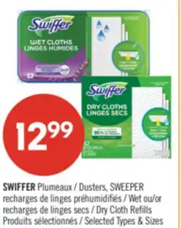 Pharmaprix SWIFFER Dusters, SWEEPER Wet or Dry Cloth Refills offer