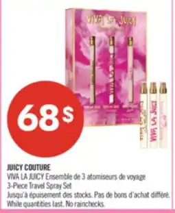 Pharmaprix VIVA LA JUICY 3-Piece Travel Spray Set offer