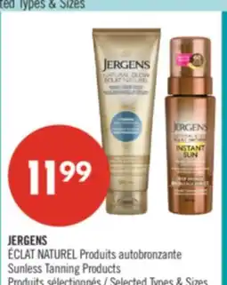 Pharmaprix JERGENS Sunless Tanning Products offer