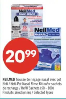 Pharmaprix NEILMED Neti-Pot Nasal Rinse Kit or Refill Sachets offer
