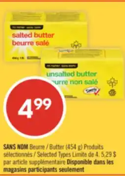 Pharmaprix NO NAME Butter offer