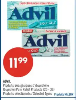 Pharmaprix ADVIL Ibuprofen Pain Relief Products offer