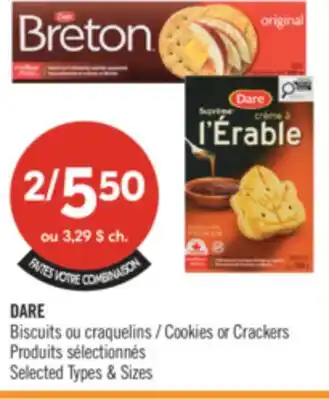 Pharmaprix DARE Cookies or Crackers offer