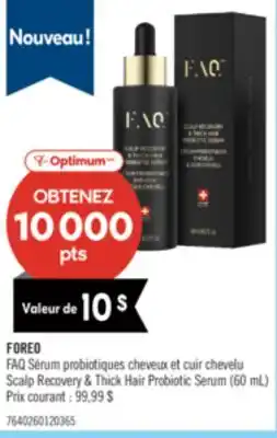 Pharmaprix FOREO FAQ Scalp Recovery & Thick Hair Probiotic Serum offer