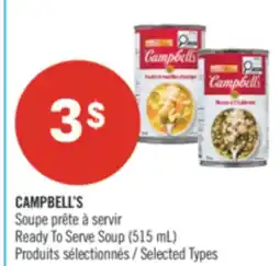Pharmaprix CAMPBELL'S READY TO SERVE SOUP, (515 ML) offer