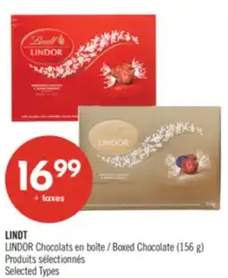 Pharmaprix LINDT LINDOR Boxed Chocolate offer