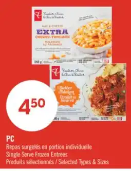 Pharmaprix PC Single Serve Frozen Entrees offer