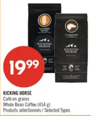 Pharmaprix KICKING HORSE Whole Bean Coffee (454 g) offer