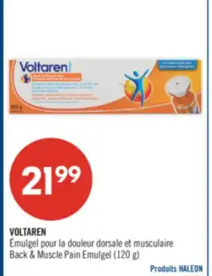 Pharmaprix VOLTAREN Back & Muscle Pain Emulgel offer