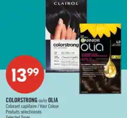 Pharmaprix COLORSTRONG or OLIA Hair Colour offer
