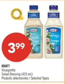 Pharmaprix KRAFT Vinaigrette Salad Dressing (425 mL) offer