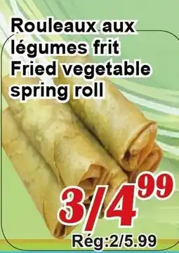 Marche C&T Fried vegetable spring roll offer