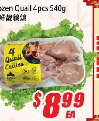 WinCo Food Mart Frozen Quail 4pcs offer