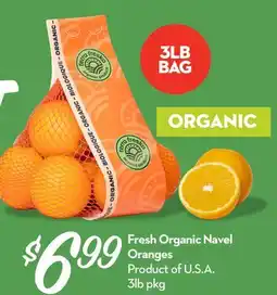 Longo's Fresh Organic Navel Oranges offer