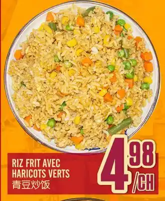 Marché Lian Tai RIZ FRIT AVEC HARICOTS VERTS offer