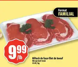 Bonanza Bifteck de faux-filet de boeuf offer