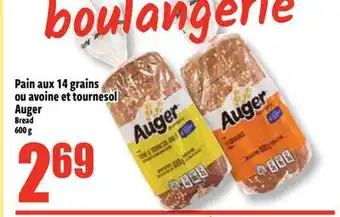 Bonanza Pain aux 14 grains ou avoine et tournesol Auger offer