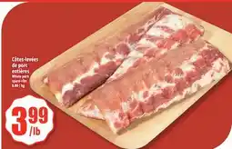 Bonanza Côtes-levées de porc entières offer