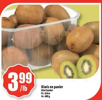 Bonanza Kiwis en panier offer