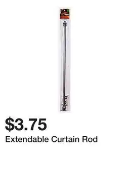Dollarama Extendable Curtain Rod offer