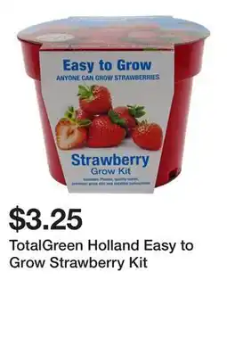 Dollarama TotalGreen Holland Easy to Grow Strawberry Kit offer