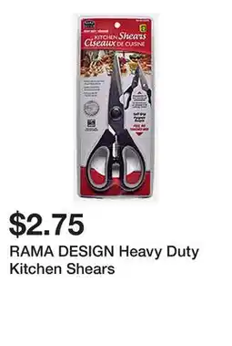Dollarama RAMA DESIGN Heavy Duty Kitchen Shears offer