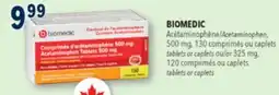 Familiprix Biomedic extra strength acetaminophen tablets for adults 130un offer