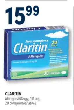 Familiprix CLARITIN Allergy, 10mg, 20tablets offer