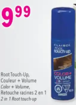 Familiprix Clairol Root Touch-Up Color + Volume 2-in-1 temporary root cover up spray Dark to Medium Brown 52.7g offer