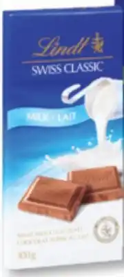 Familiprix LINDT, Swiss Classic, Chocolate offer